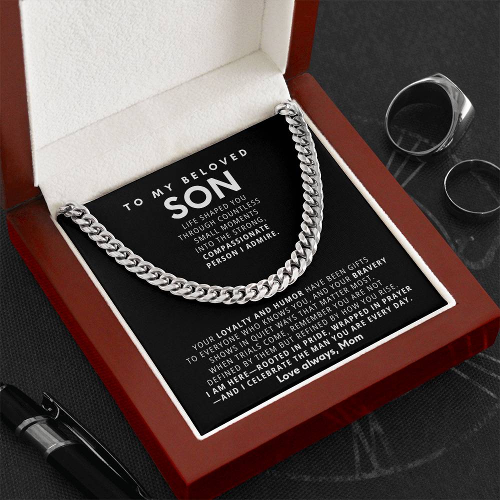 To my beloved son, Your loyalty and humor have been gifts to everyone who knows you