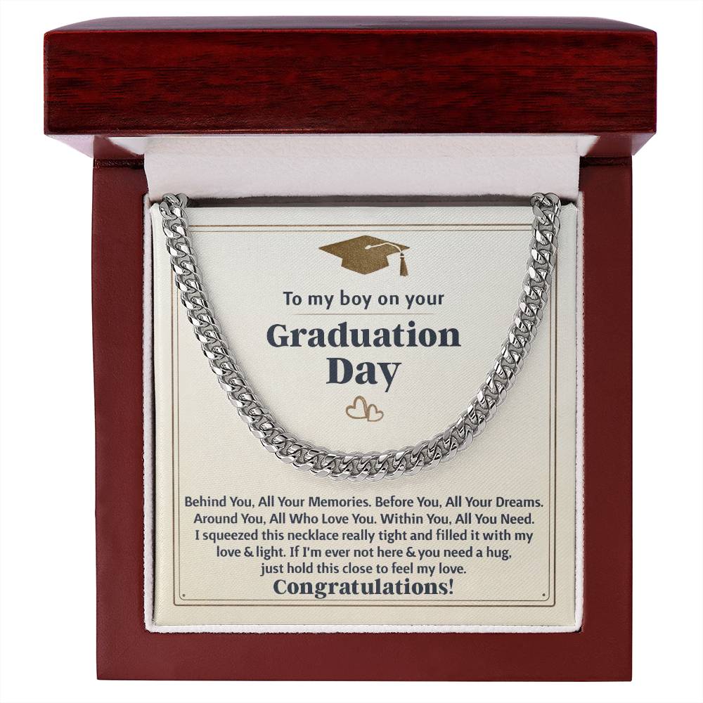 TO MY BOY GRADUATION ALL YOUR DREAMS CUBAN - 1