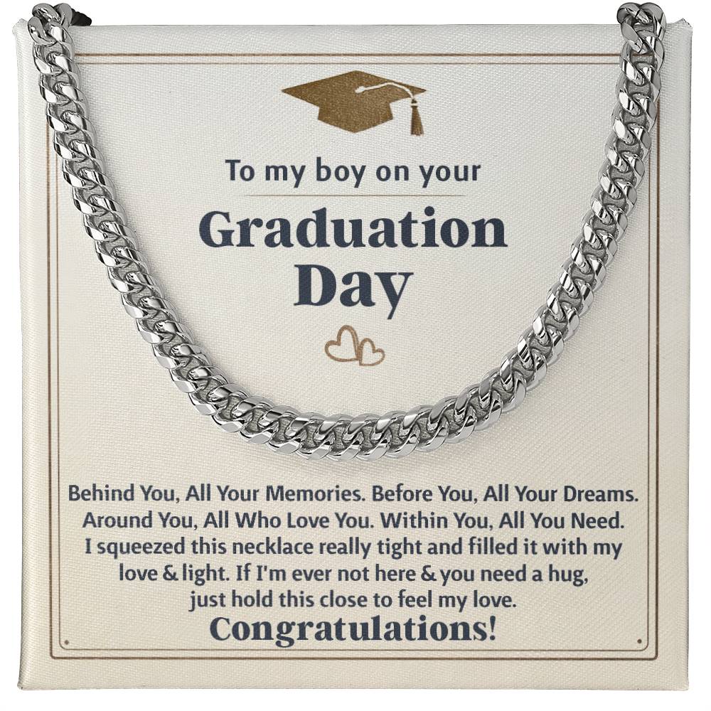 TO MY BOY GRADUATION ALL YOUR DREAMS CUBAN - 1