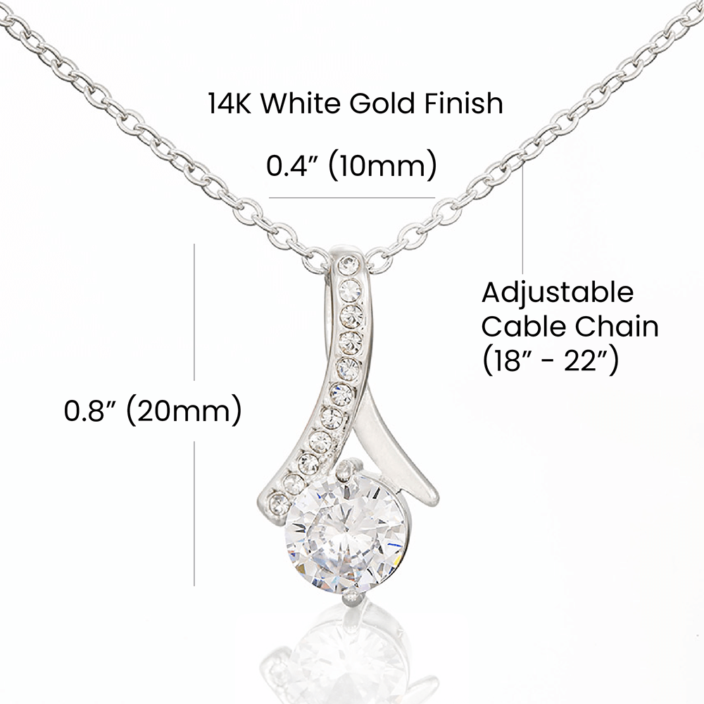 TO MY GRANDDAUGHTER SQUEEZED GOLD ALLURING NECKLACE GIFT SET