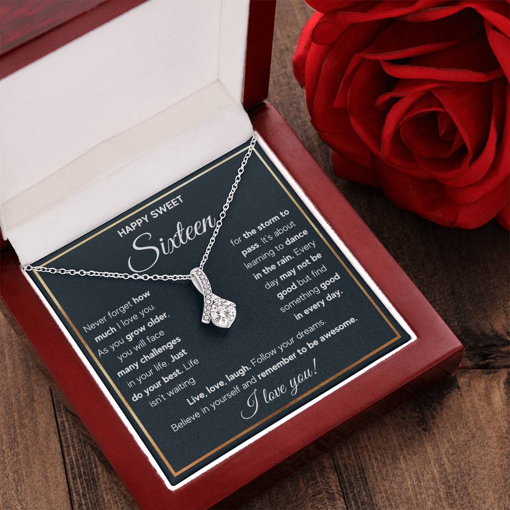 HAPPY SWEET SIXTEEN RAIN ALLURING NECKLACE GIFT SET