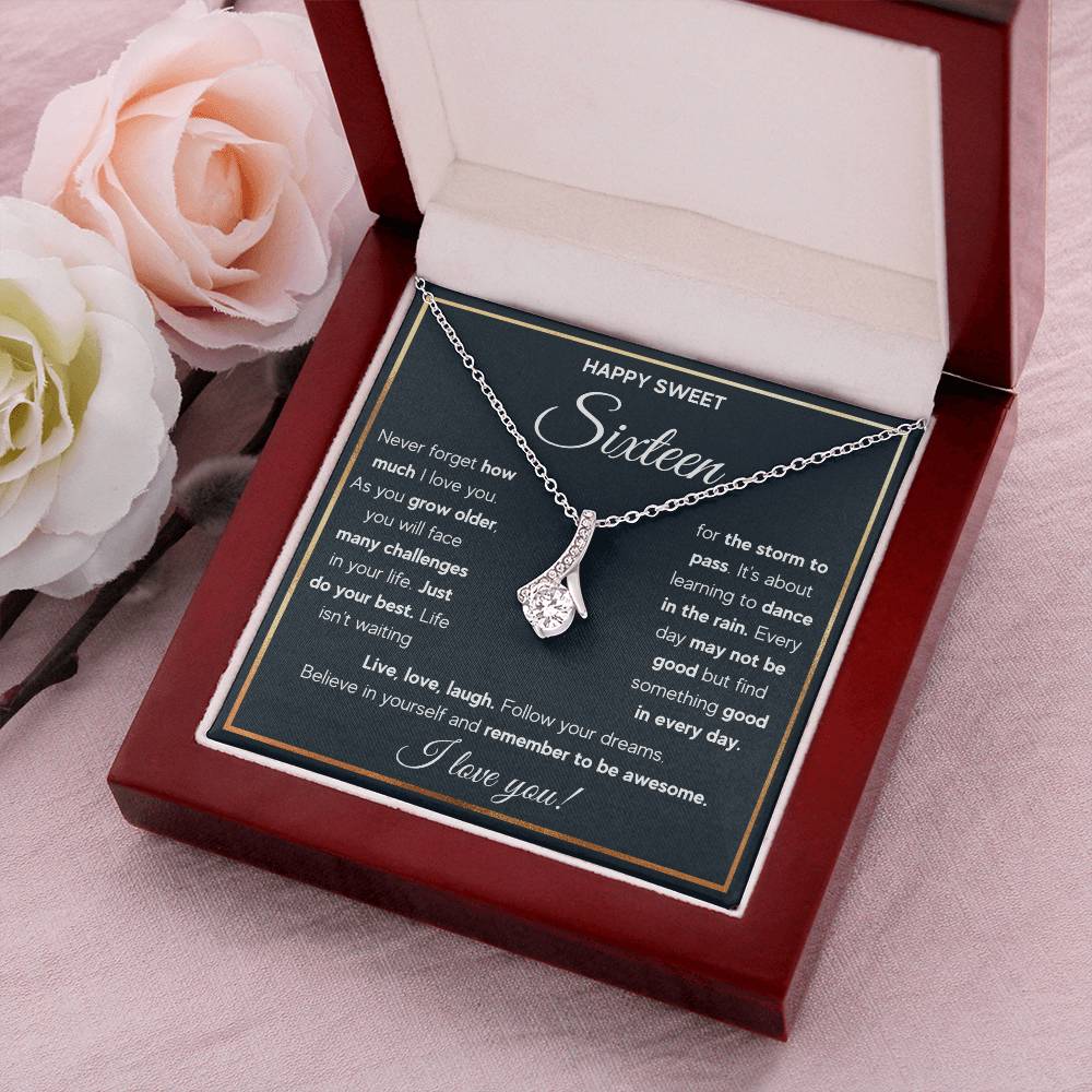 HAPPY SWEET SIXTEEN RAIN ALLURING NECKLACE GIFT SET