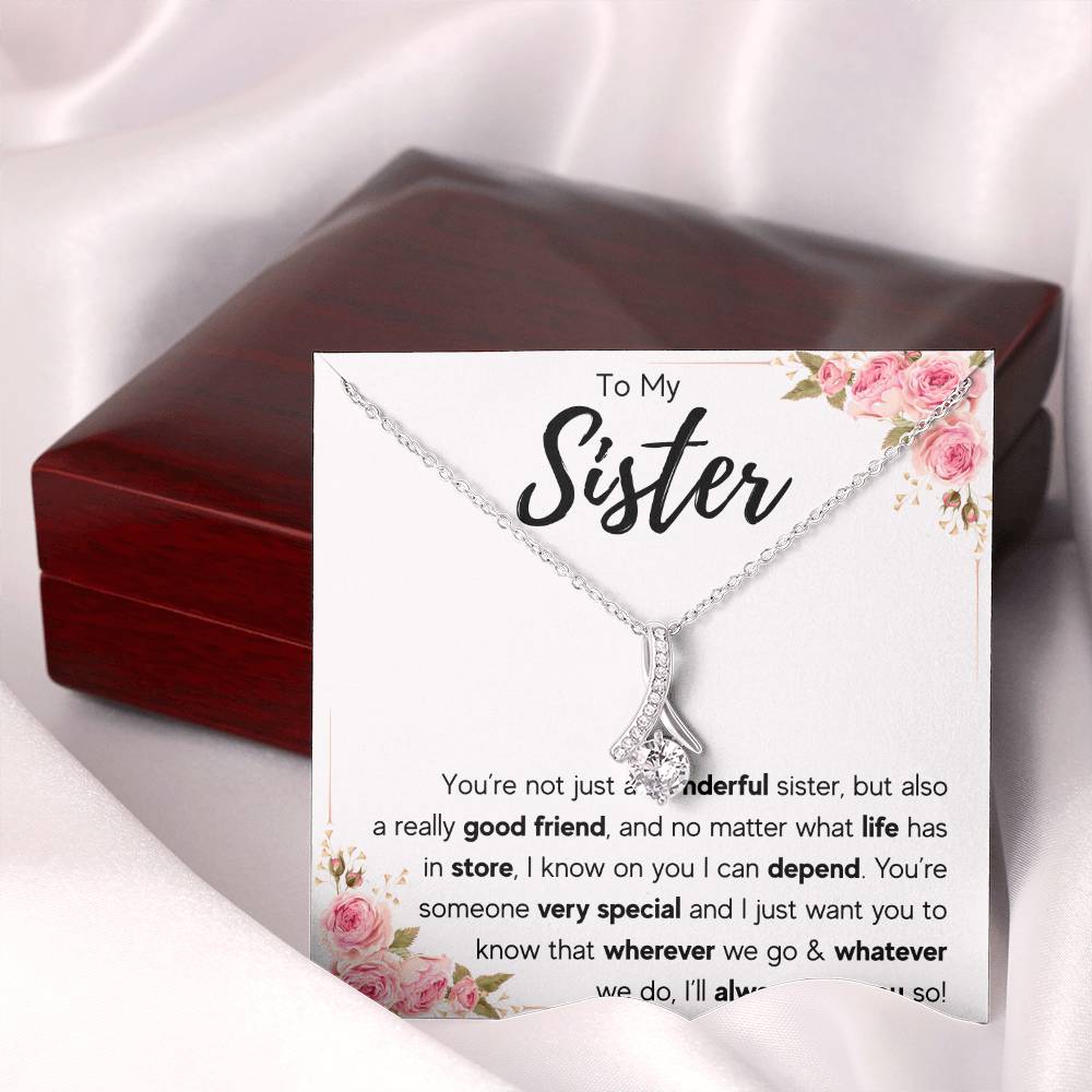 TO MY SISTER LOVE YOU SO ALLURING NECKLACE GIFT SET