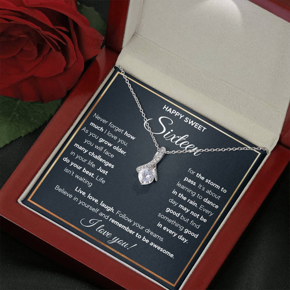 HAPPY SWEET SIXTEEN RAIN ALLURING NECKLACE GIFT SET