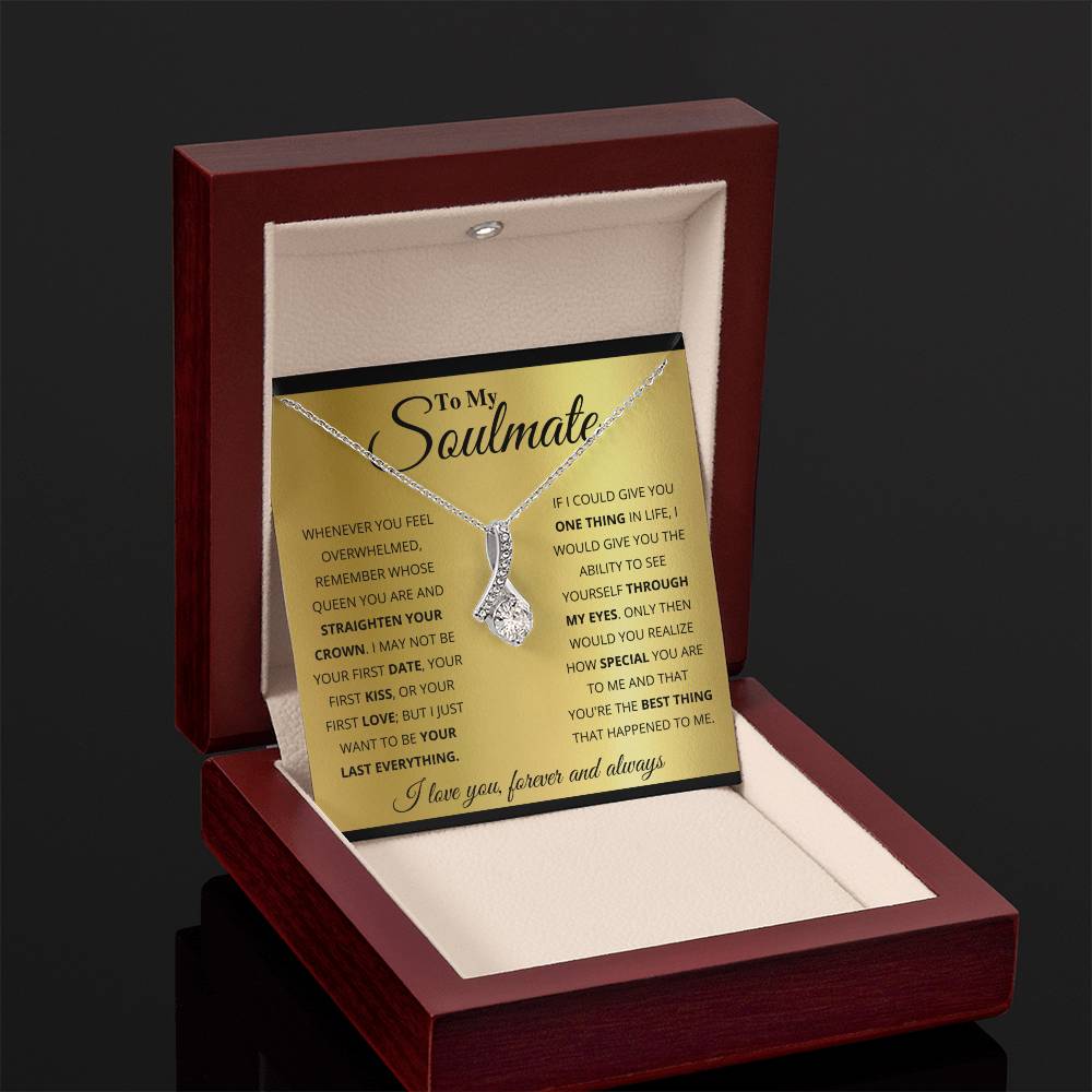 TO MY SOULMATE GOLD ALLURING NECKLACE GIFT SET