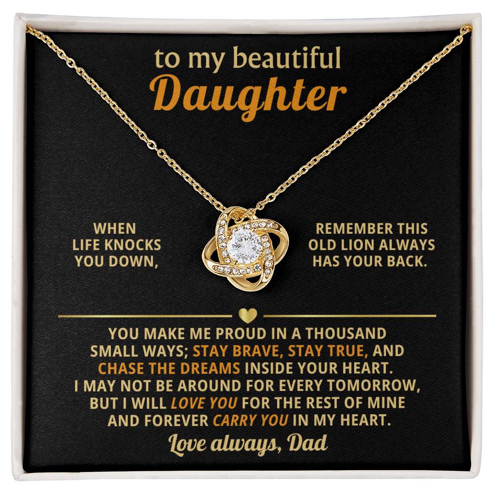 To my beautiful daughter, You make me proud in a thousand small ways