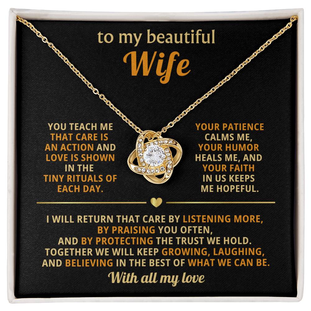 To my beautiful Wife, Your patience calms me, your humor heals me, and your faith in us keeps me hopeful
