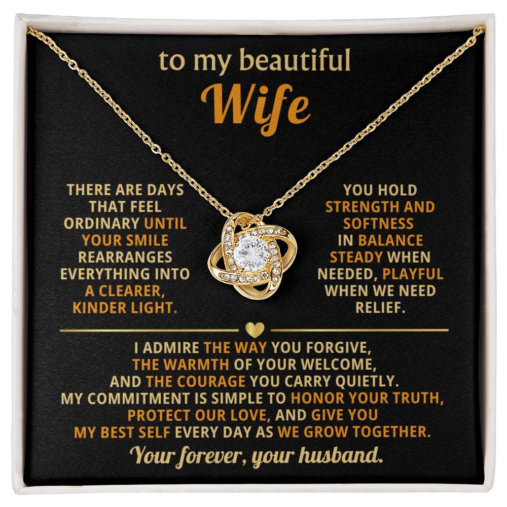 To my beautiful Wife, My commitment is simple to honor your truth, protect our love