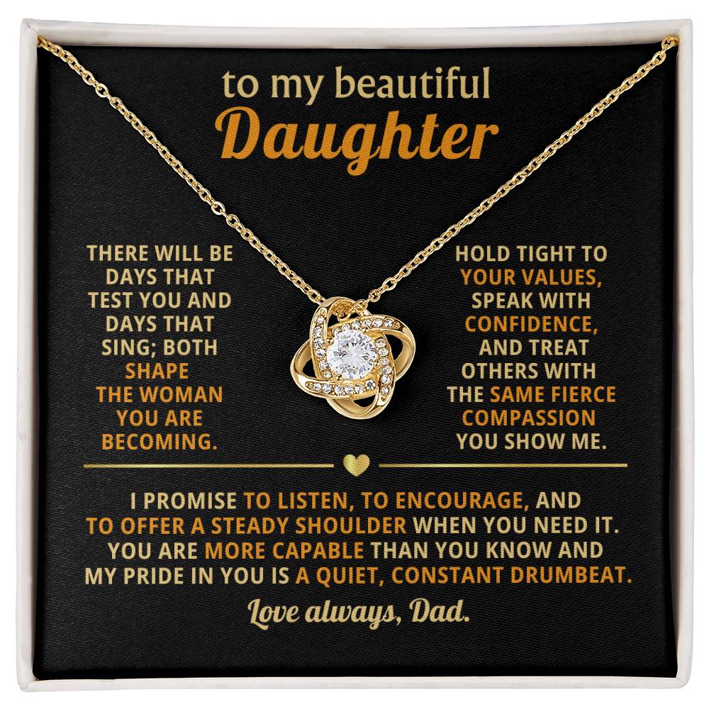 To my beautiful Daughter,ou are more capable than you know and my pride in you is a quiet