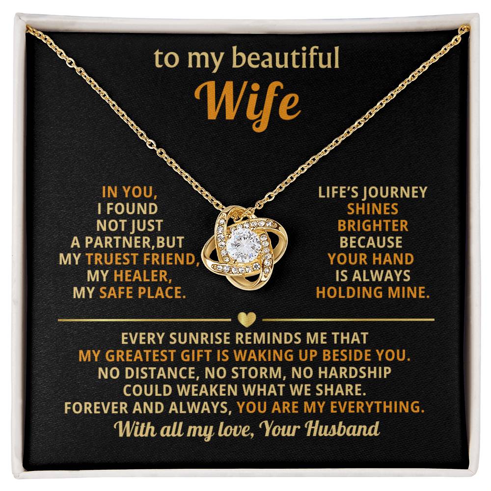 To my beautiful Wife, I found not just a partner, but my truest friend, my healer, my safe place