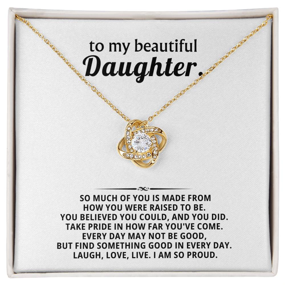 To my beautiful Daughter, You believed you could, and you did