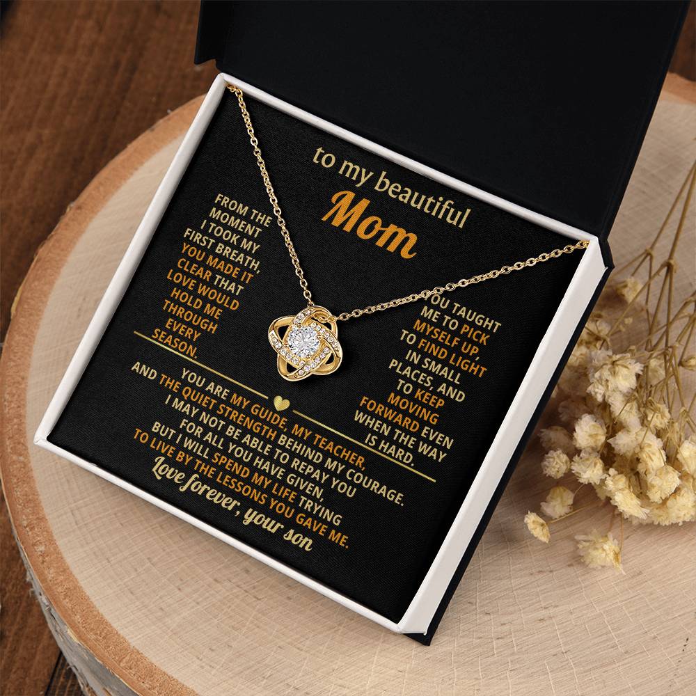 To My Mom, You are my guide, my teacher, and the quiet strength behind my courage