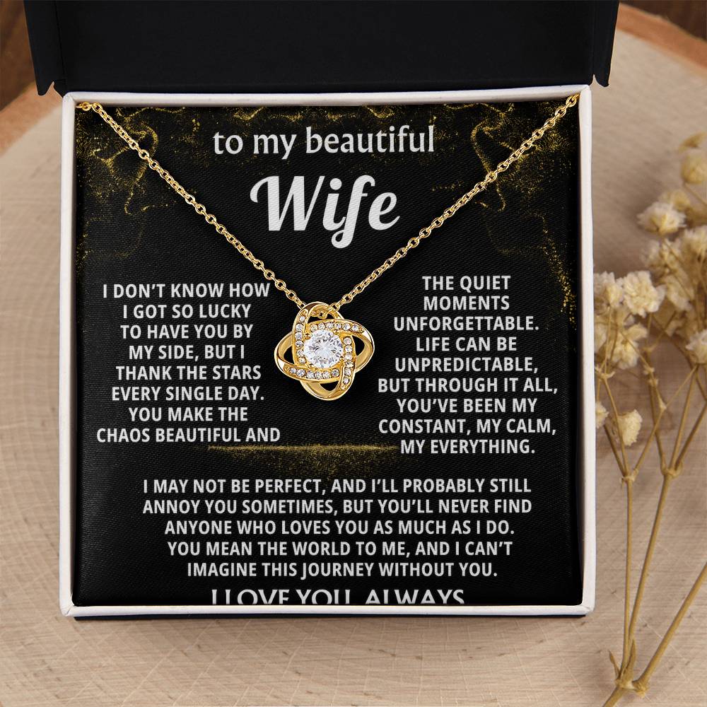 To My Wife, You make my life beautiful.