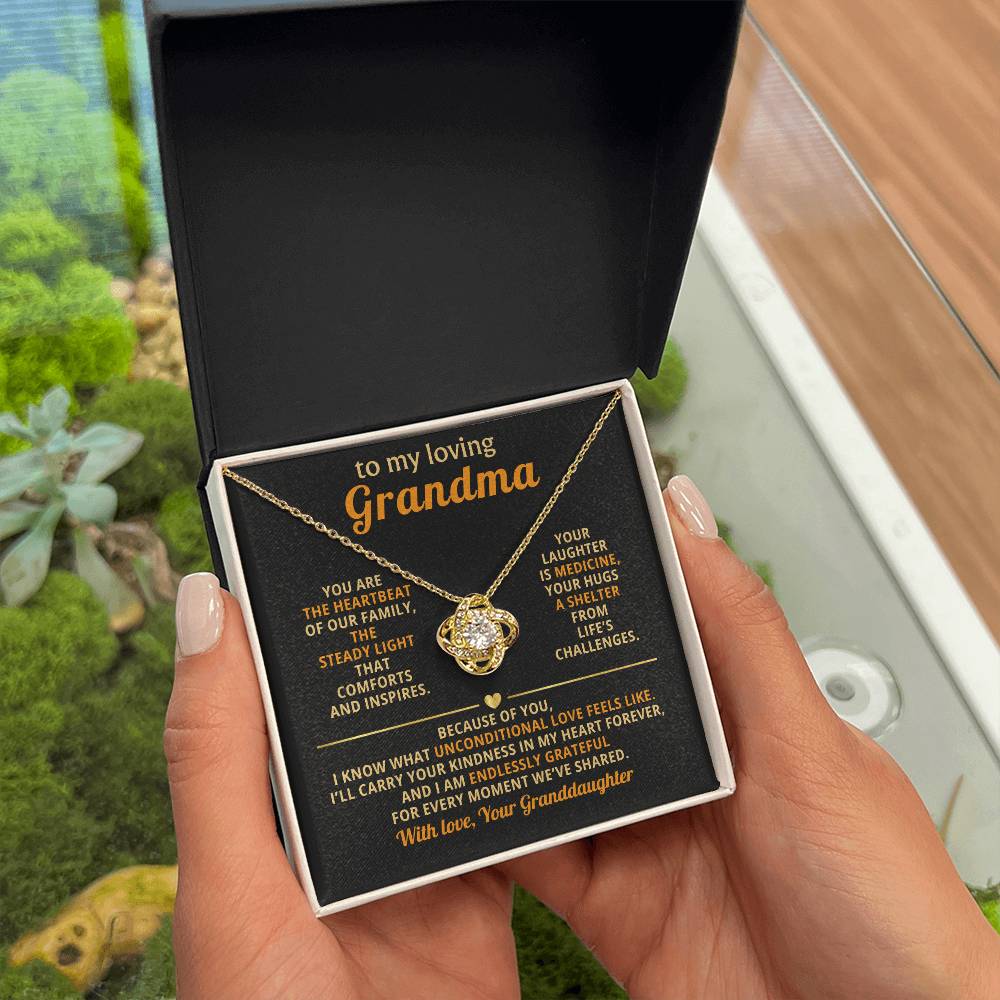 To My loving Grandma, You are the heartbeat of our family - From Granddaughter
