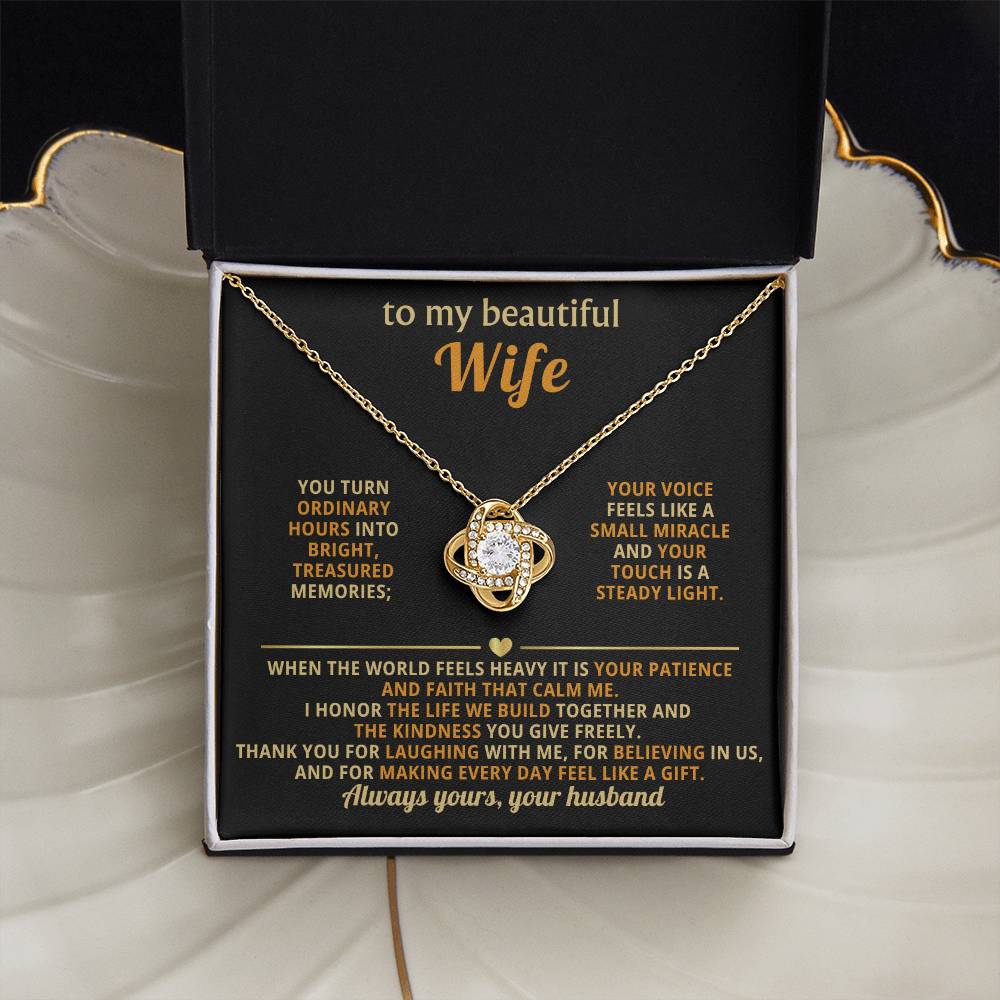 To my beautiful Wife, You turn ordinary hours into bright, treasured memories