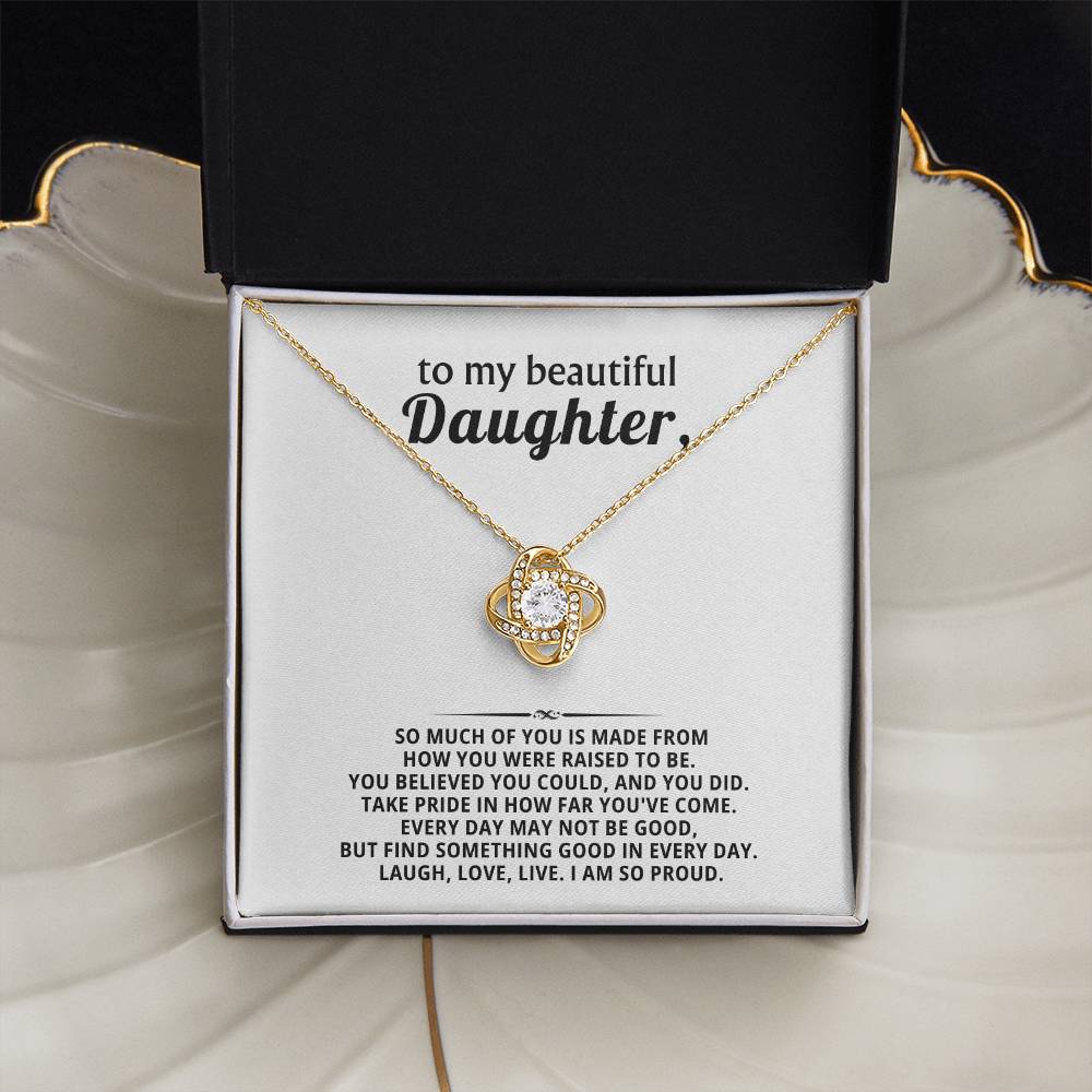 To my beautiful Daughter, You believed you could, and you did