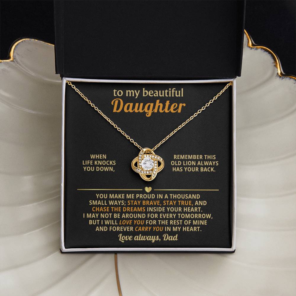 To my beautiful daughter, You make me proud in a thousand small ways
