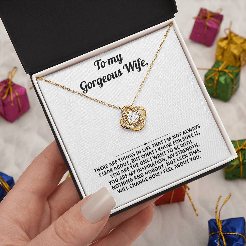 To my gorgeous wife, you are the one I want to be with