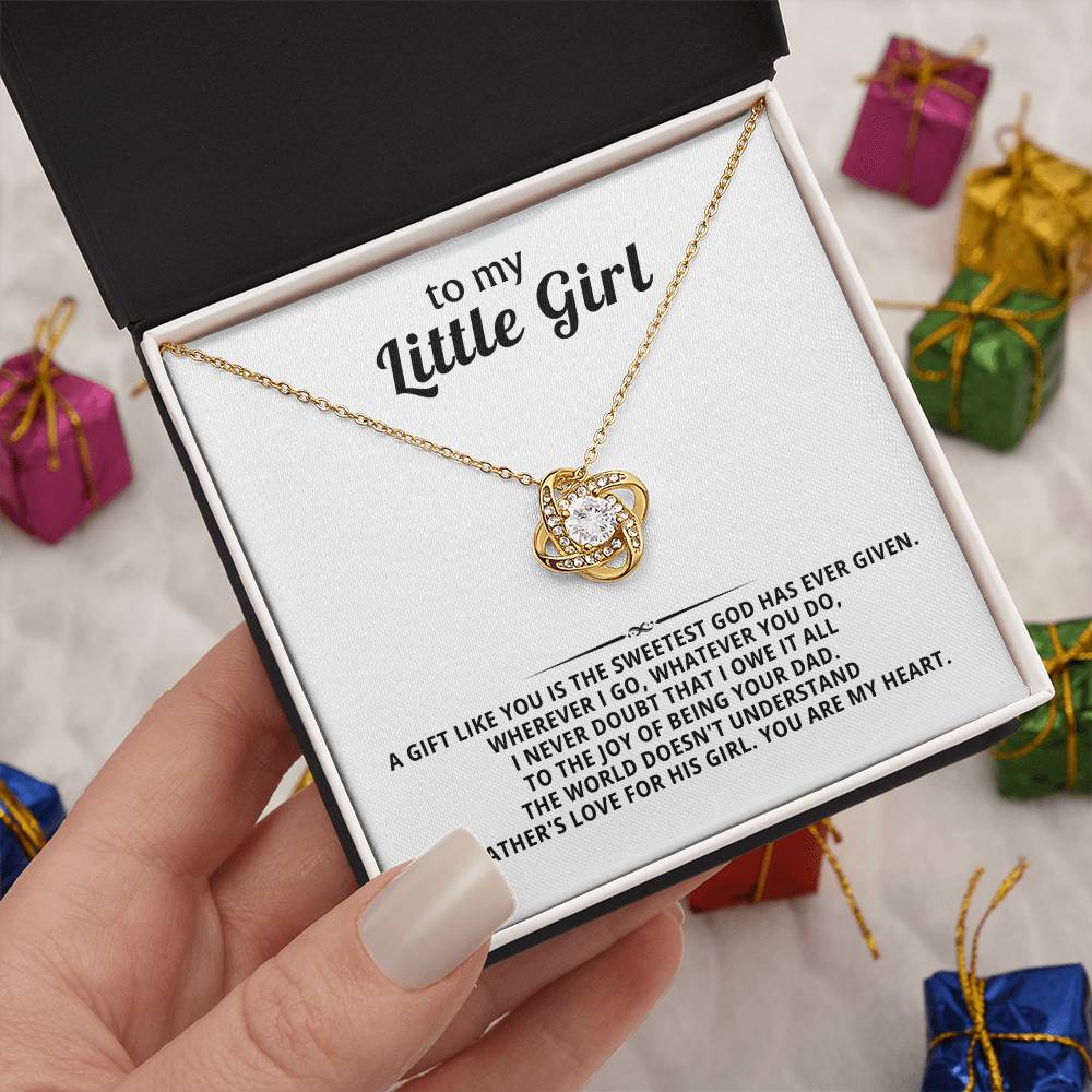 To My Little Girl, gift like you is the sweetest God has ever given