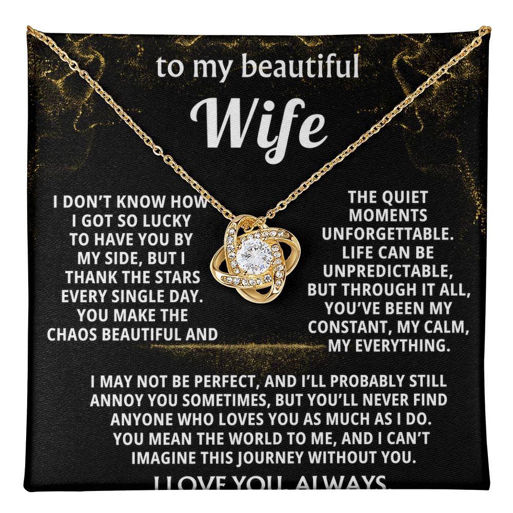 To My Wife, You make my life beautiful.