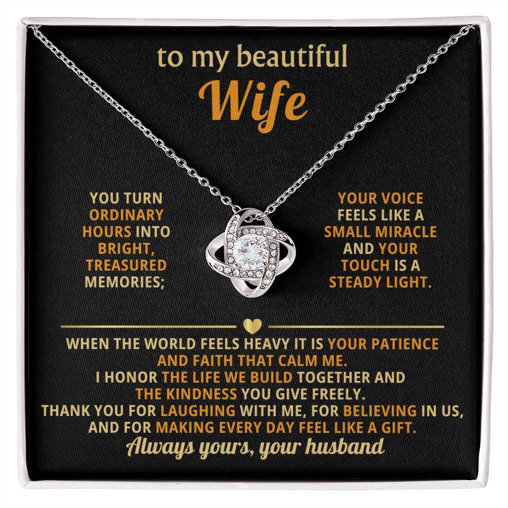 To my beautiful Wife, You turn ordinary hours into bright, treasured memories