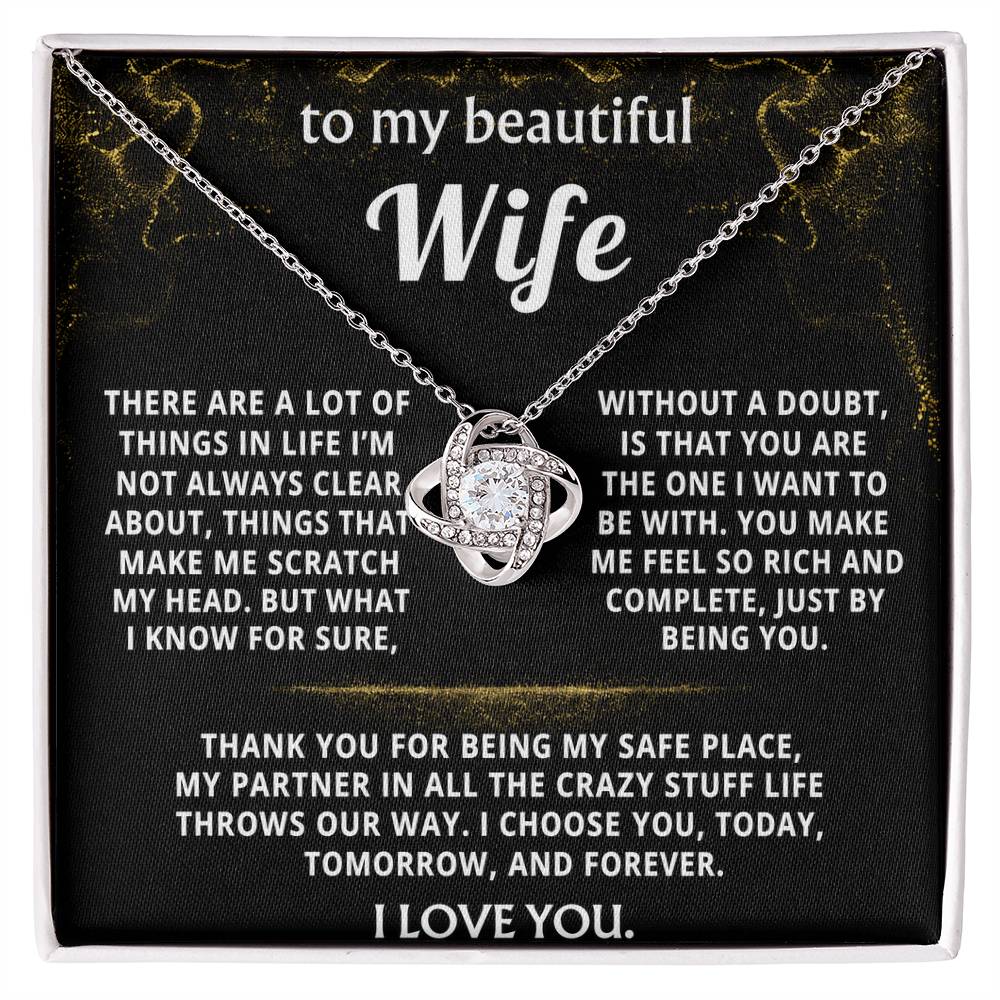 To My Wife, You make my life rich and complete.
