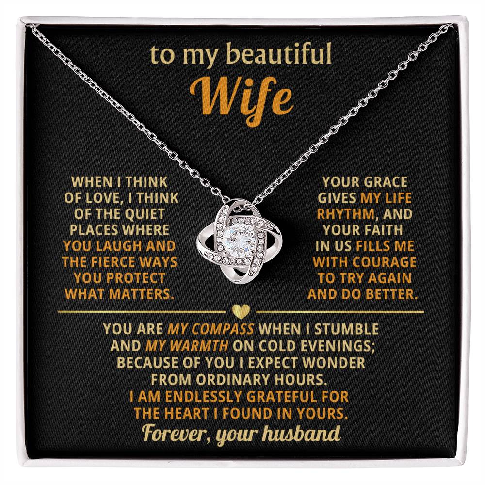 To my beautiful Wife, Your grace gives my life rhythm
