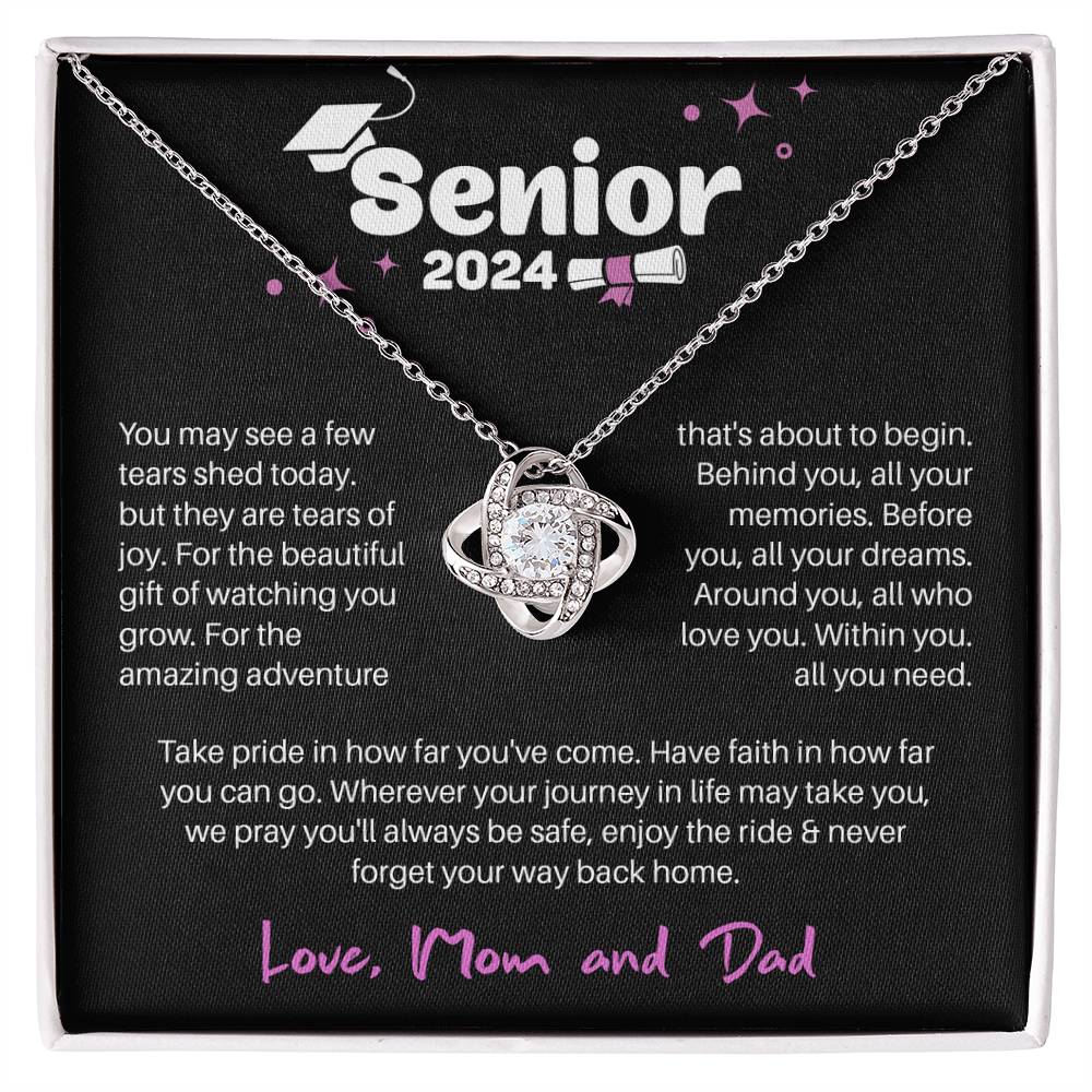 GRADUATION ADVENTURE FOR HER LOVE KNOT NECKLACE