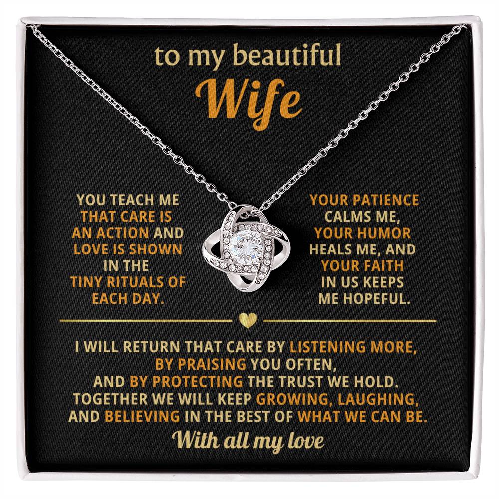 To my beautiful Wife, Your patience calms me, your humor heals me, and your faith in us keeps me hopeful