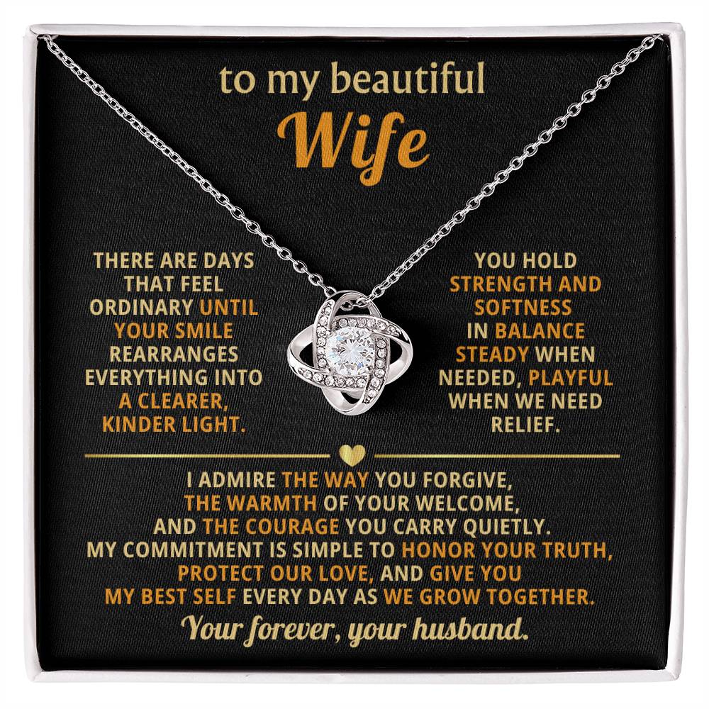 To my beautiful Wife, My commitment is simple to honor your truth, protect our love