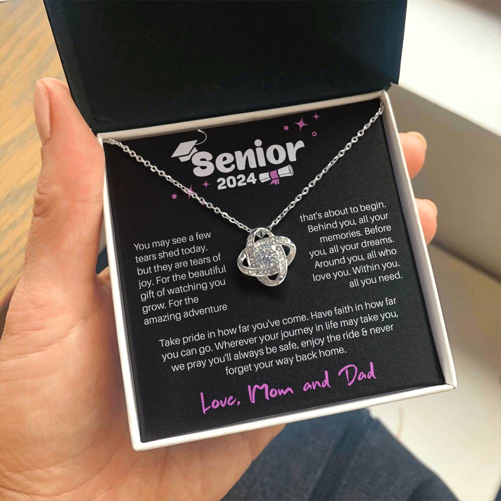 GRADUATION ADVENTURE FOR HER LOVE KNOT NECKLACE