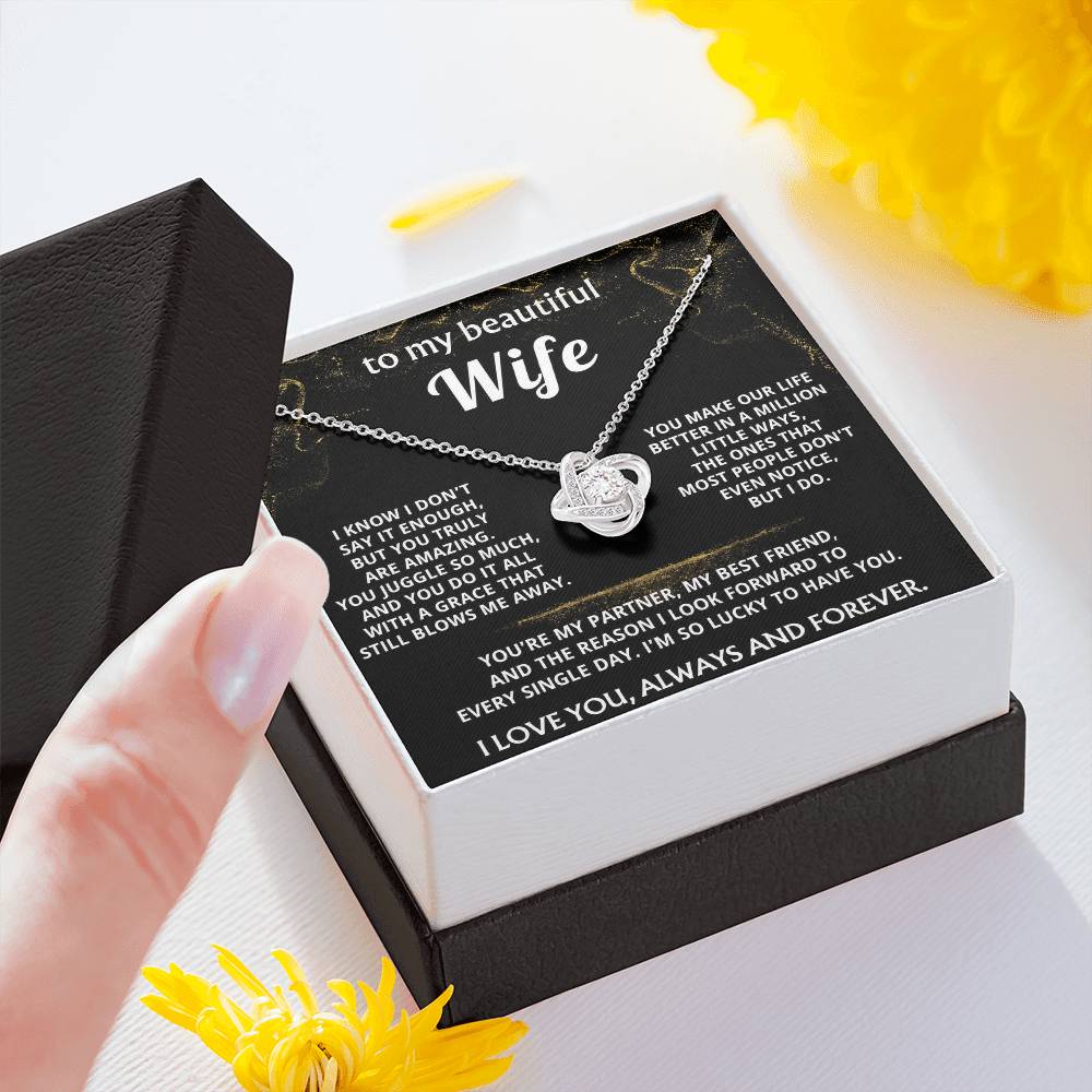 To My Wife, You make my life truly amazing.