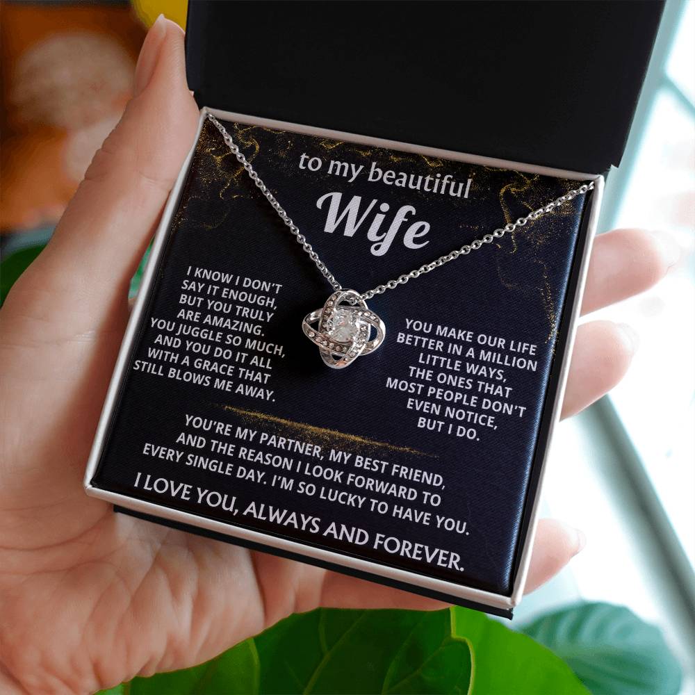 To My Wife, You make my life truly amazing.