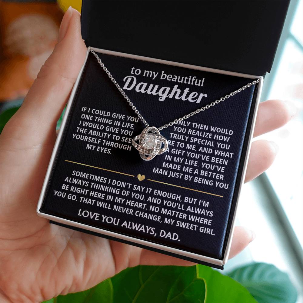 To My Beautiful Daughter, You're a special gift in my life.