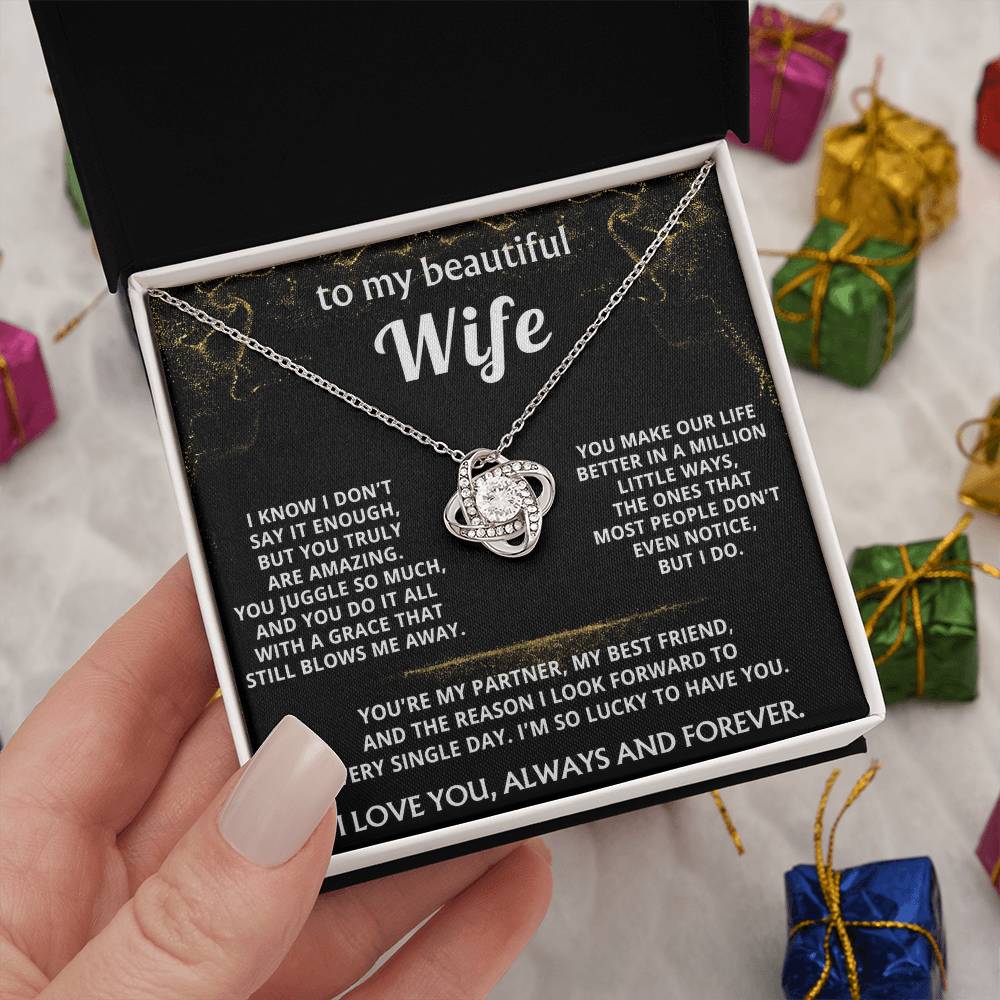 To My Wife, You make my life truly amazing.