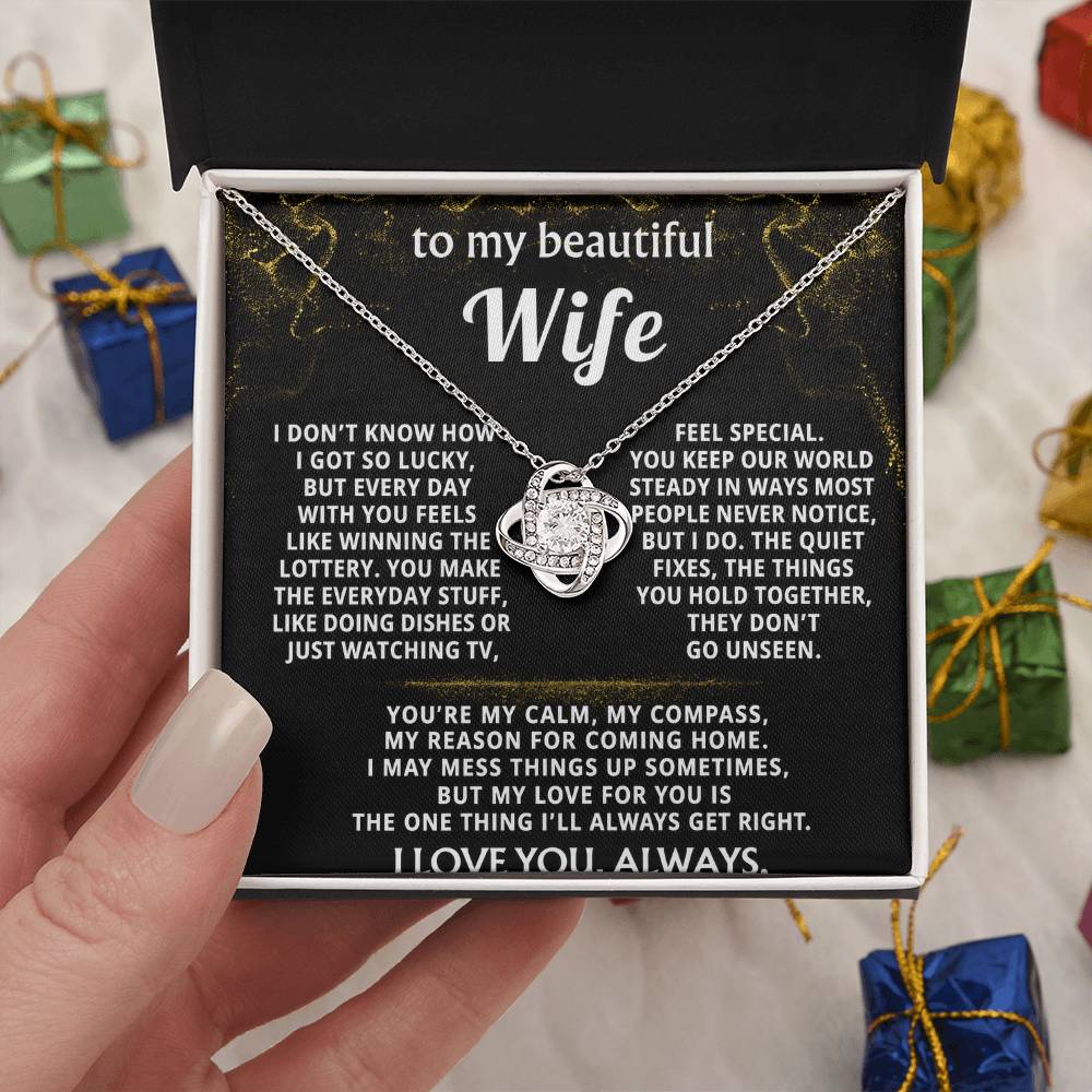 To My Wife, You are my everything, my love.