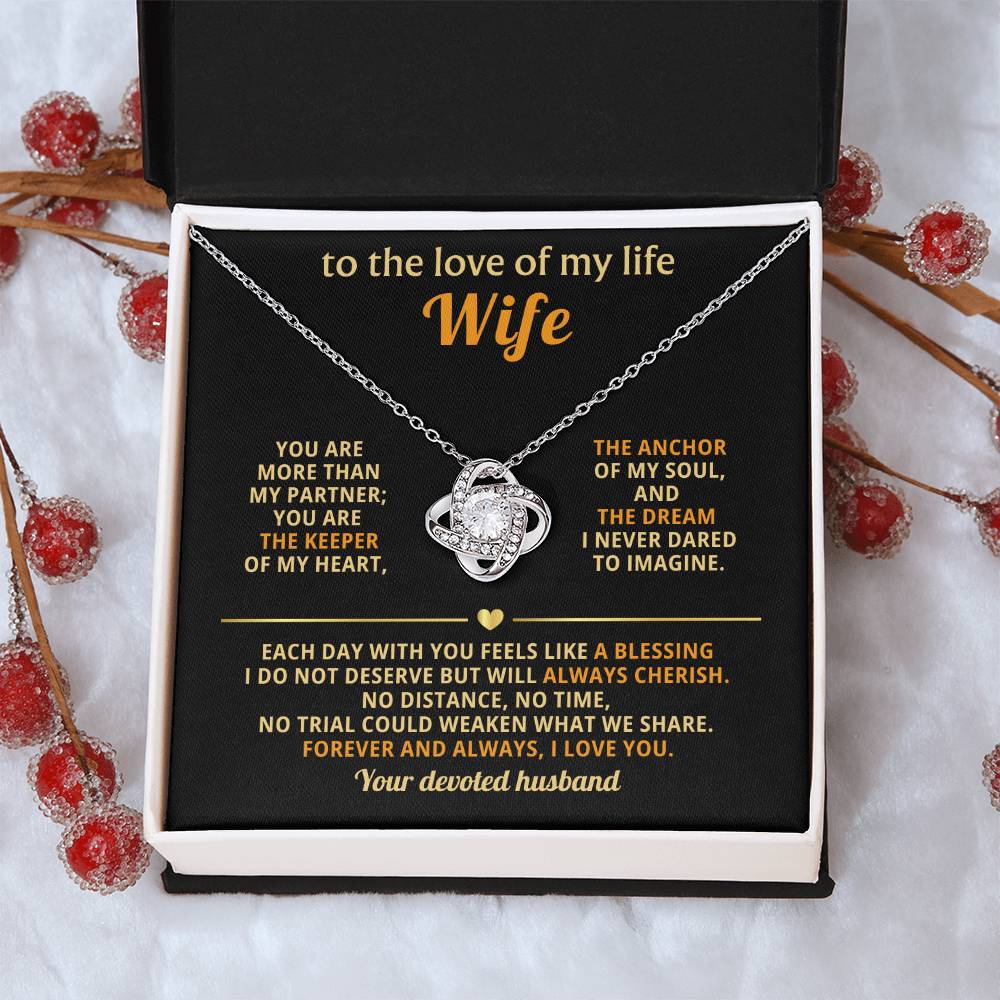 To the love of my life - Wife, you are the keeper of my heart