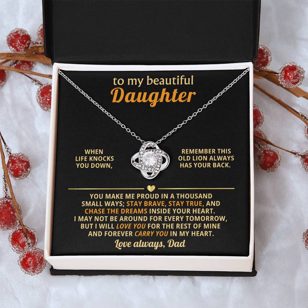 To my beautiful daughter, You make me proud in a thousand small ways