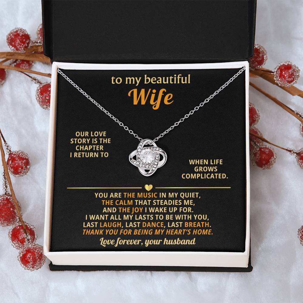 To my beautiful Wife, You are the music in my quiet