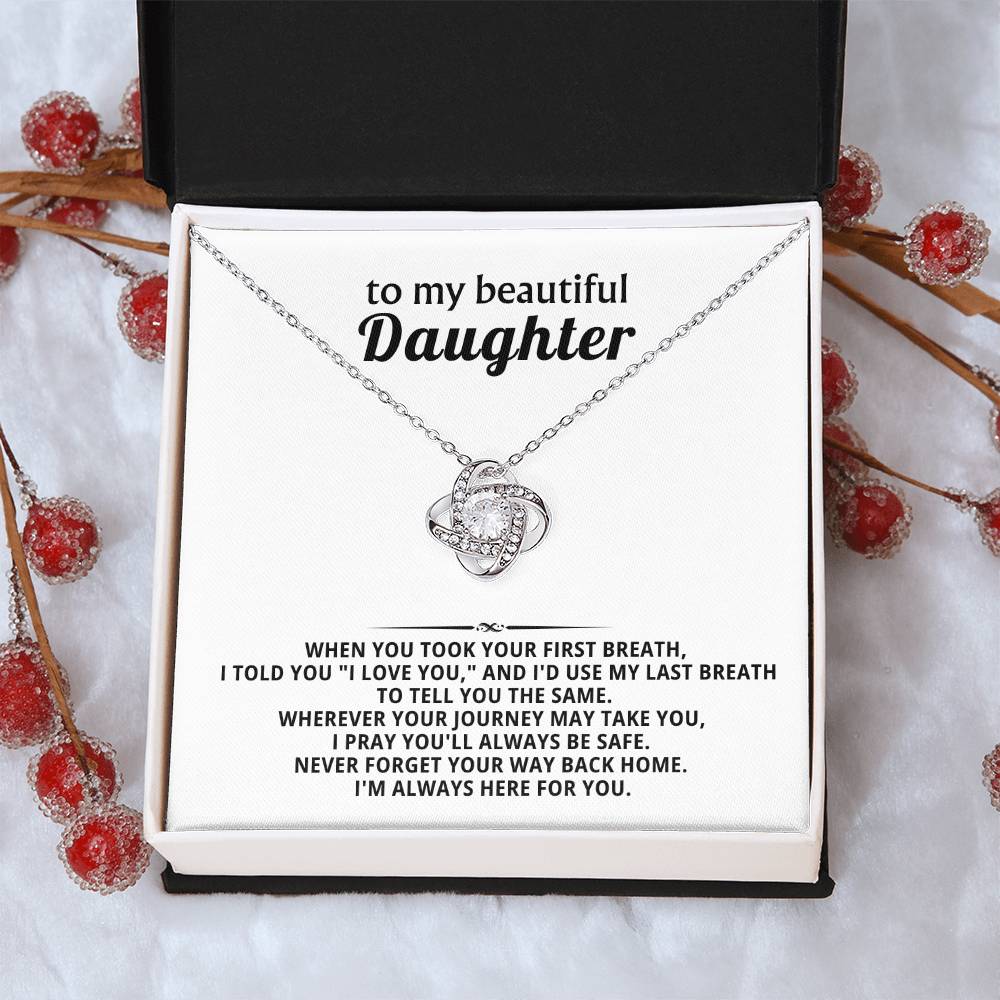 To my beautiful Daughter, Wherever your journey may take you, I pray you'll always be safe