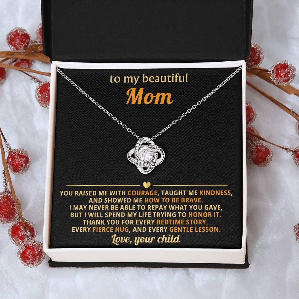 To my beautiful Mom, I may never be able to repay what you gave