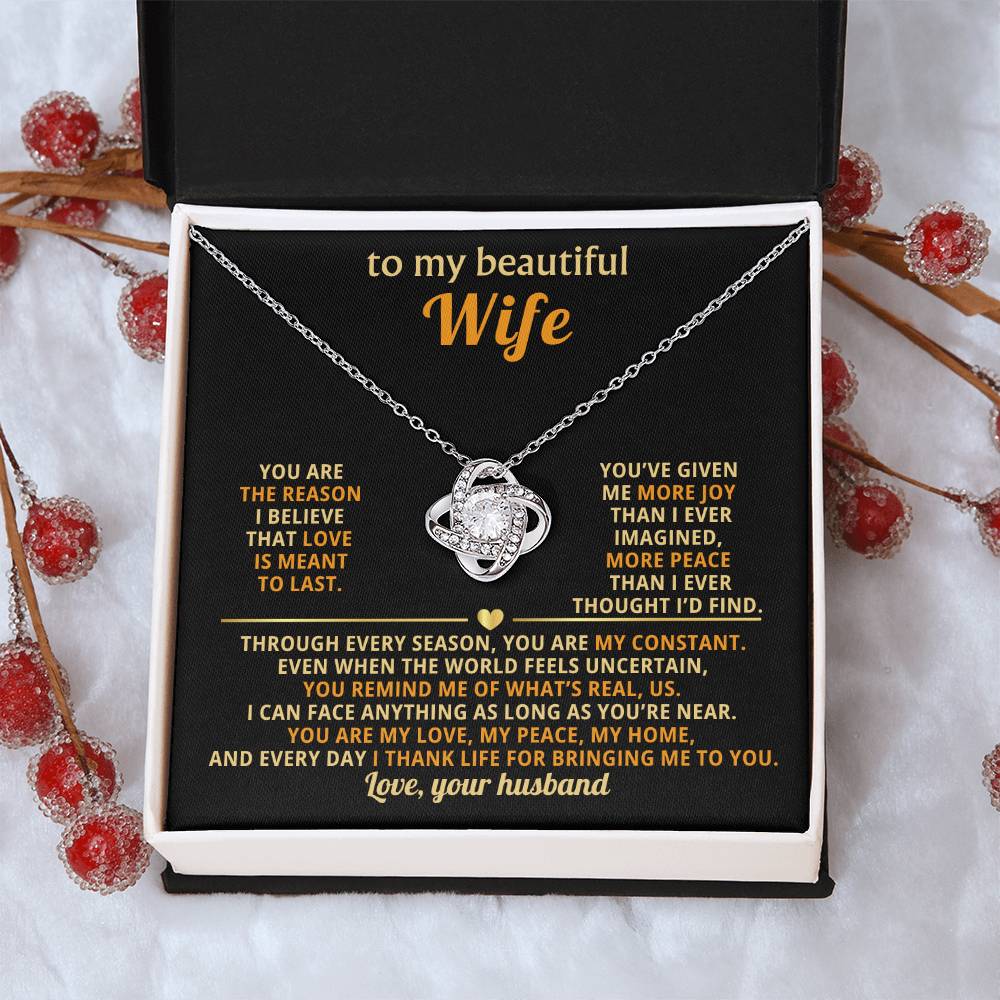 To my beautiful Wife, You are the reason I believe that love is meant to last