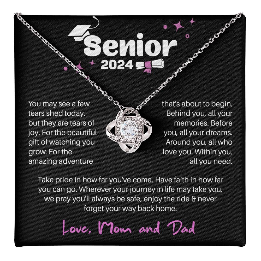 GRADUATION ADVENTURE FOR HER LOVE KNOT NECKLACE