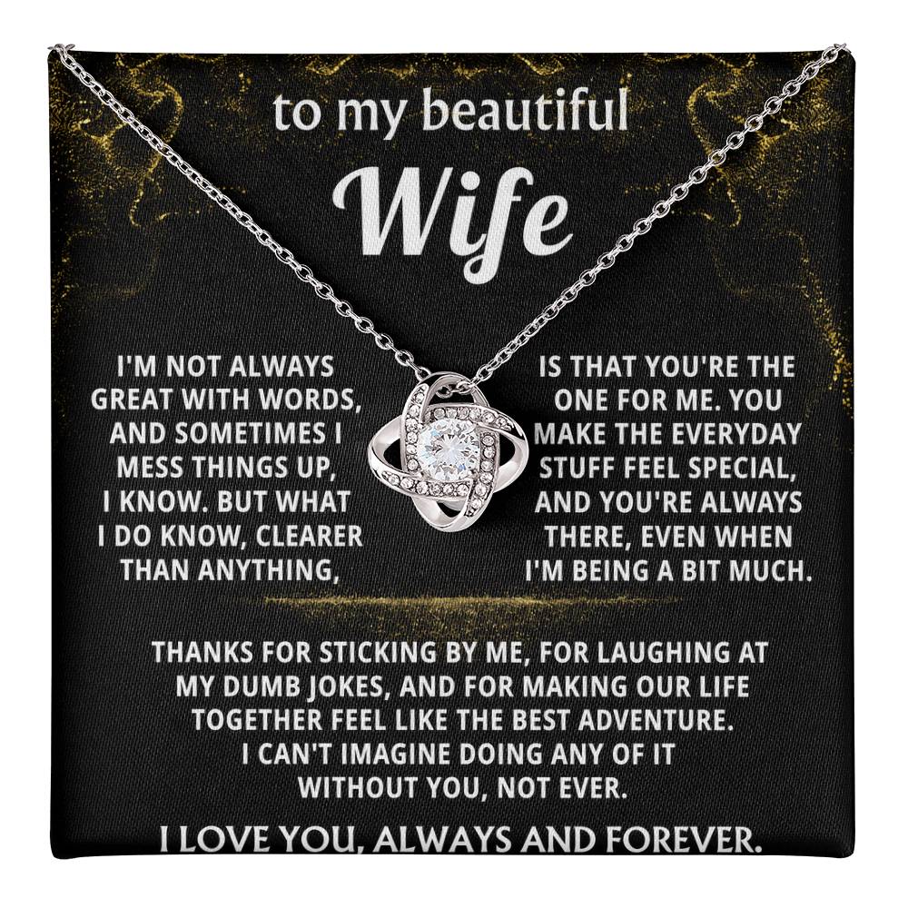 To My Wife, You make everyday feel like an adventure.
