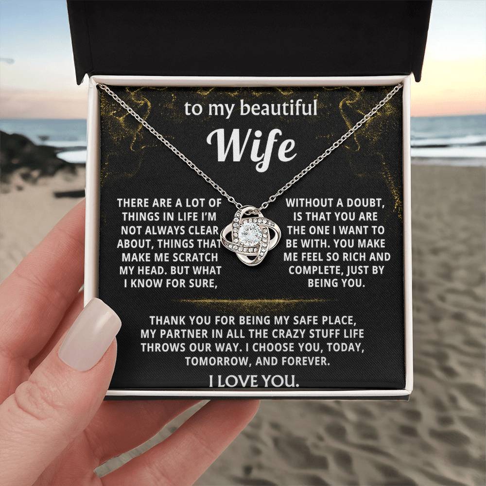 To My Wife, You make my life rich and complete.