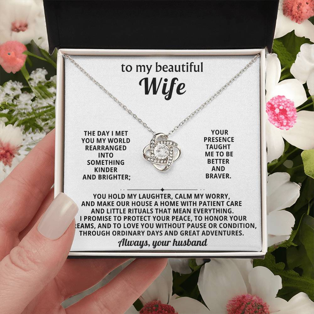 To my beautiful wife, The day I met you my world rearranged into something kinder