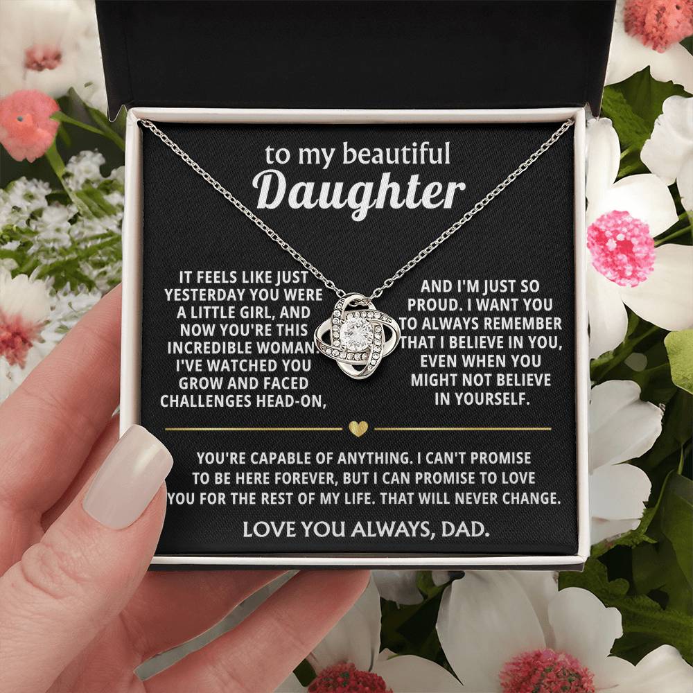To My Beautiful Daughter, I'm so proud of the woman you've become.