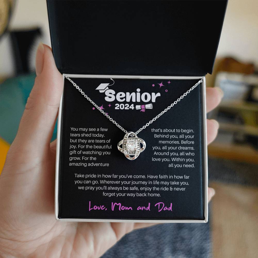 GRADUATION ADVENTURE FOR HER LOVE KNOT NECKLACE