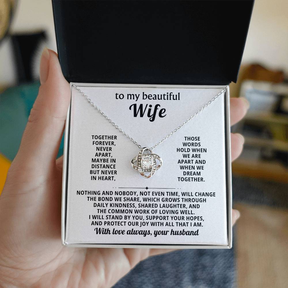 To my beautiful Wife, Nothing and nobody, not even time, will change the bond we share