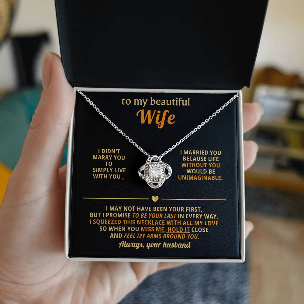 To my beautiful Wife, I married you because life without you would be unimaginable